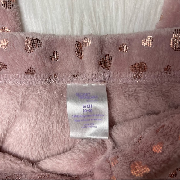 Secret Treasures Pink Rose Gold Heart Pajama Set - Picture 6 of 7
